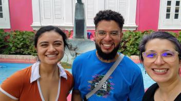 IMSD students and mentor at San Juan, Puerto Rico